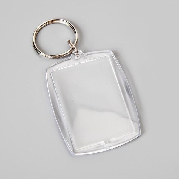 아크릴 액자 키링 사진 홀더 사각 4.3x5.5cm(1)