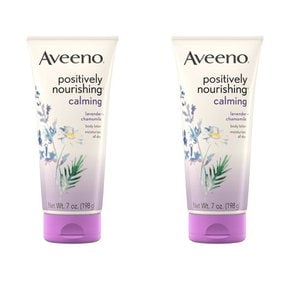 [해외직구]아비노 포지티블리 너라싱 카밍 바디로션 198g 2팩 Aveeno Positively Nourishing Calming Body Lotion 7oz