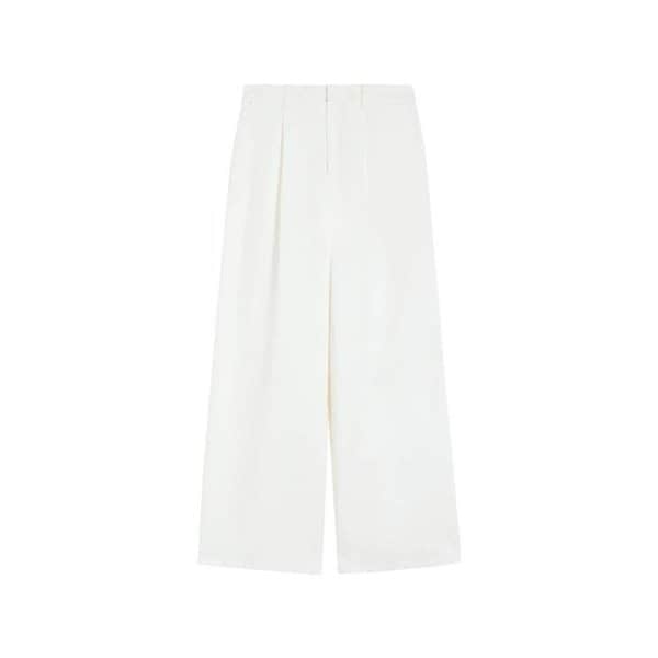 26SS 막스마라 스트레이트 팬츠 19131093 001 WHITE DOM