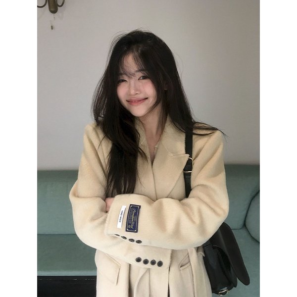 [정린 pick/4차 REORDER][사이즈추가] FINE WOOL HANDEMADE COAT [BUTTER]