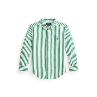 폴로 랄프 로렌 폴로 키즈 남아 2-7세 스트라이프 코튼 포플린 셔츠(CWPOWOVB6820650300)