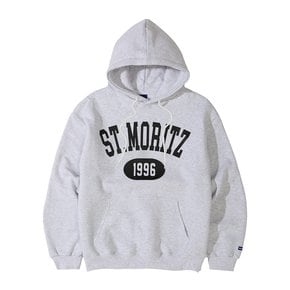 ST. MORITZ HOODIE (MELANGE WHITE)