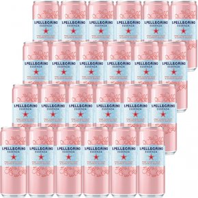 SANPELLEGRINO & 330ml 24 (산 페레 그리노) 에센자 핑크 자몽 감귤 × 책 (맛 탄산수 칼로리