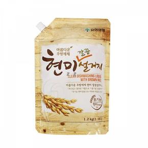 유한 현미 깔끔 설거지 1.2kg X ( 3매입 )