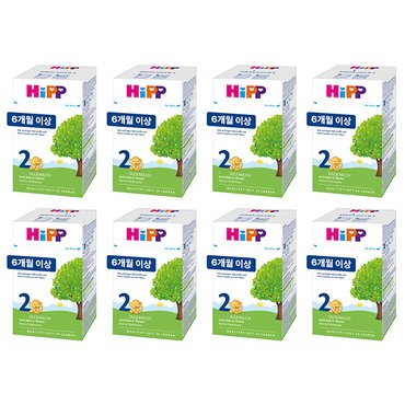 HIPP 힙 2 폴게밀히 분유 600g 8통