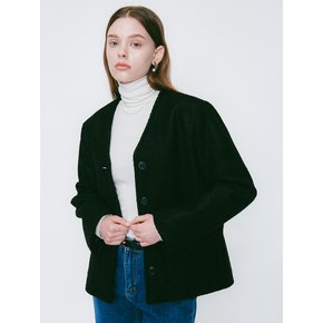 LR Single Terry Jacket Black