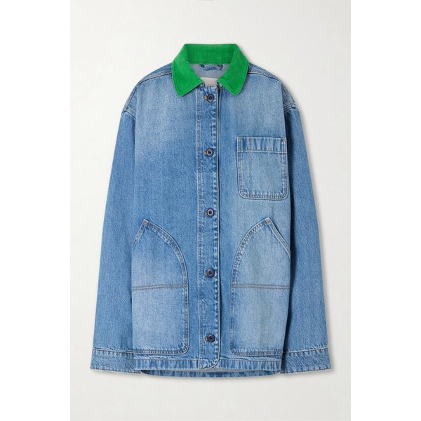 도엔 파스쿠알 코듀로이 트림 데님 재킷 46376663163046708