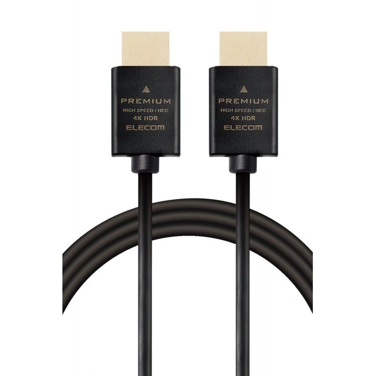 ELECOM HDMI 3m Ver2.0 4K2K(60Hz) [Premium HDMI(R) Cable 18Gbps