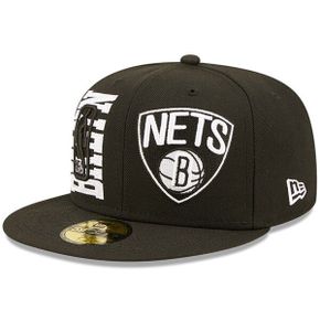 [해외] 776007 뉴에라 모자 NBA 브루클린 네츠 2022 NBA Draft 59FIFTY Fitted Hat Black/White