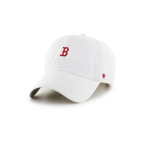 47브랜드 클린업 ABATE 스몰로고 RED SOX 화이트