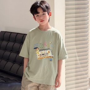 베비포 주니어 남아 반팔티 초등 고학년 루즈핏 여름 데일리룩  ...