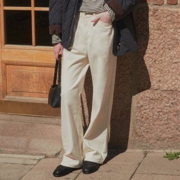 노운베러 Natural cotton pants_Cream