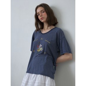 BOUQUET LINEN T-SHIRT [2COLOR]