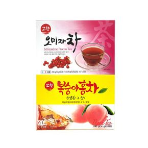 과일음료 과일음료 음료 냉온겸용 고향 오미자차/복숭아홍차/홈카페 X ( 2매입 )