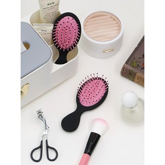 BRISKSTYLE 귀염뽀짝 휴대용 미니 머리빗 헤어브러쉬