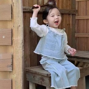 내추럴 데님룩 상하의 3종세트