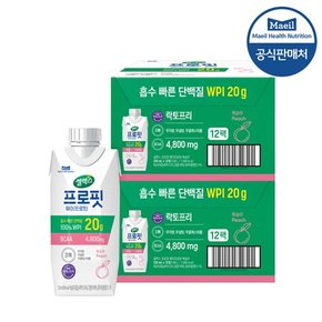 셀렉스 프로핏 웨이프로틴 드링크 복숭아 330ml 24팩