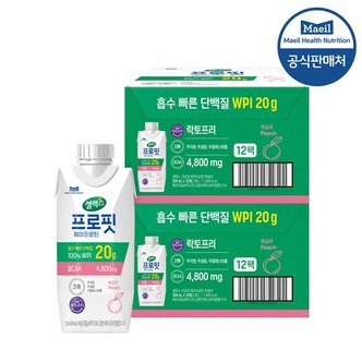 매일 셀렉스 프로핏 웨이프로틴 드링크 복숭아 330ml 24팩