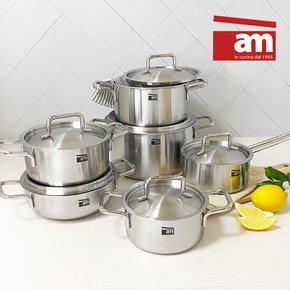 1+1 이태리 am 통5중 316스텐 풀 인덕션 냄비