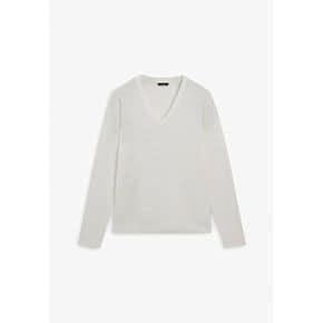 4994236 Massimo Dutti V-NECK - Jumper white