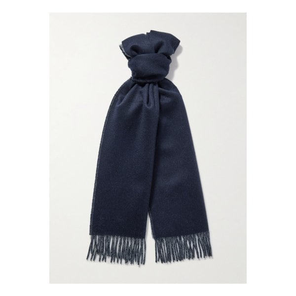 존스톤스 오브 엘긴 리버서블 프린지 캐시미어 스카프 46376663162948205