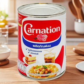 카네이션 쿠킹 앤드 베이커리 무가당 연유  405g 연유커피 타이 밀크티