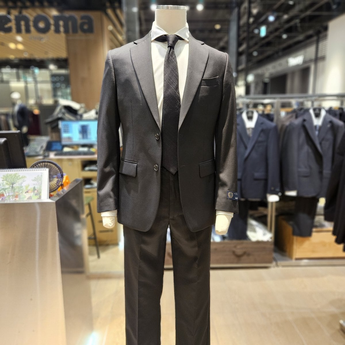 renoma 26 S/S 프리미엄 무광 리얼블랙 데일리 정장 RSAISJ41A - SSG.COM