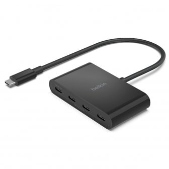  벨킨 USB-C - USB-C 100W PD 10Gbps FRS 맥북 아이패드 크롬북 윈도우 커넥트™ 4 포트