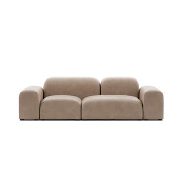 잭슨카멜레온 Pebble Sofa Leather 소파 3인 B