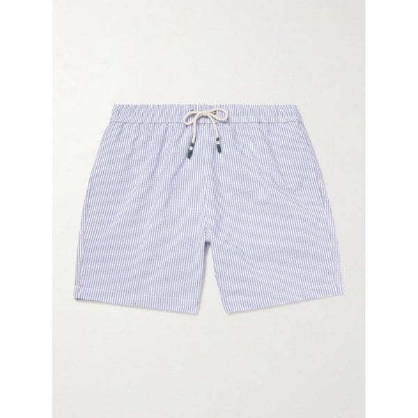 하트퍼드 슬림핏 미드 렝스 스트라이프 시어서커 스윔 쇼츠 46376663162978225