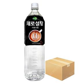 희창 제로설탕 카페시럽 1.5L x 6개 / 무가당 제로칼로리 (S14401424)