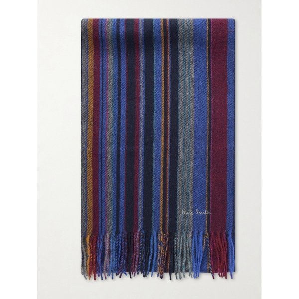 프린지 스트라이프 울 스카프 46376663162965467