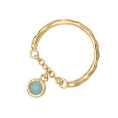 듀 드롭 링-아마조나이트 / Diew Drop Ring - Amazonite