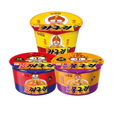 농심 카구리103g  2개+ 김치짜구리107g 2개 + 푸팟퐁구리104g 2개