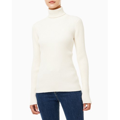 Calvin Klein Jeans 여성 에센셜 터틀넥 풀오버 스웨터(J224945)