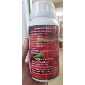 유일 고추깔왕 500ml 파프리카 건 물 고추 전용 천연 색상 발현제 착색제