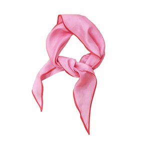 Silk Coloured Scarf (Pink)