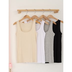 U넥 민소매 나시 티셔츠 RTS104