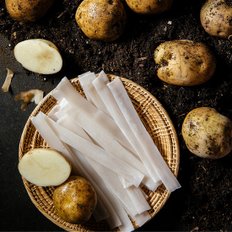 [아빠식당] 안불리고 바로먹는 쫄깃한 감자사리면 100g*6팩 외