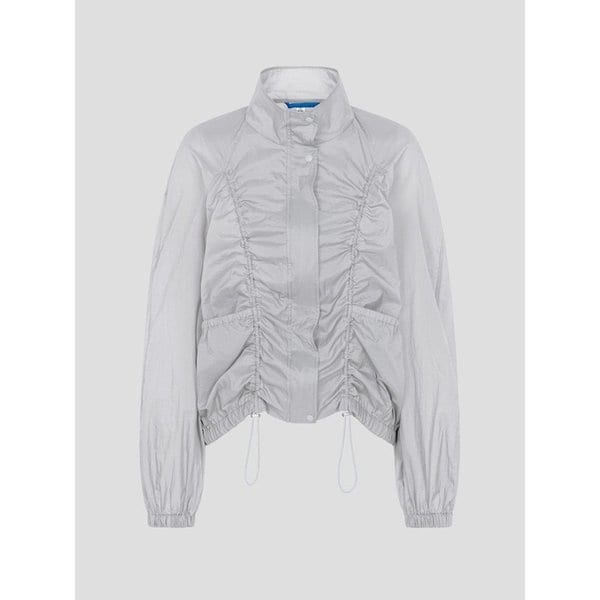 Sheer High Neck Jumper  Light Grey (KE6539M012)