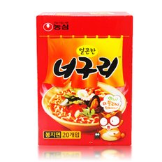 농심 얼큰한 너구리 120g x 20개