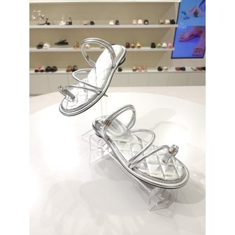 BABARA [부산점] [바바라] 큐빅 2cm 천연가죽 투웨이 조리 뮬 BBI332