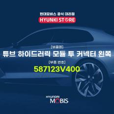 현대모비스튜브 하이드러릭 모듈 투 커넥터 왼쪽 (587123V400)