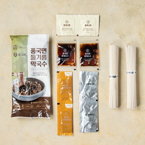 즐거운동행 풍국면 들기름막국수 266g