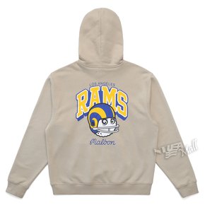 말본 골프 후드티 맨투맨 스웨트 셔츠 MALBON X RAMS HOODED SWEATSHIRT