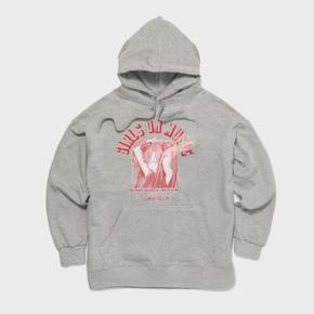 [FM91.02] xHM HOODY melange grey F (S6324061)