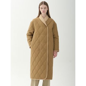 reversible long padding coat_camel