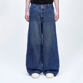 송지오 [파주점] 옴므 와이드 플레어 컷 데님  SH2PT225BL