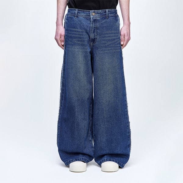 [파주점] 옴므 와이드 플레어 컷 데님  SH2PT225BL