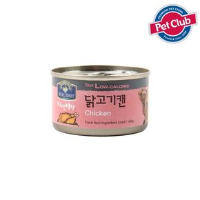 펫클럽 벨버드 자연밥상 닭고기원형캔 100g/캔간식